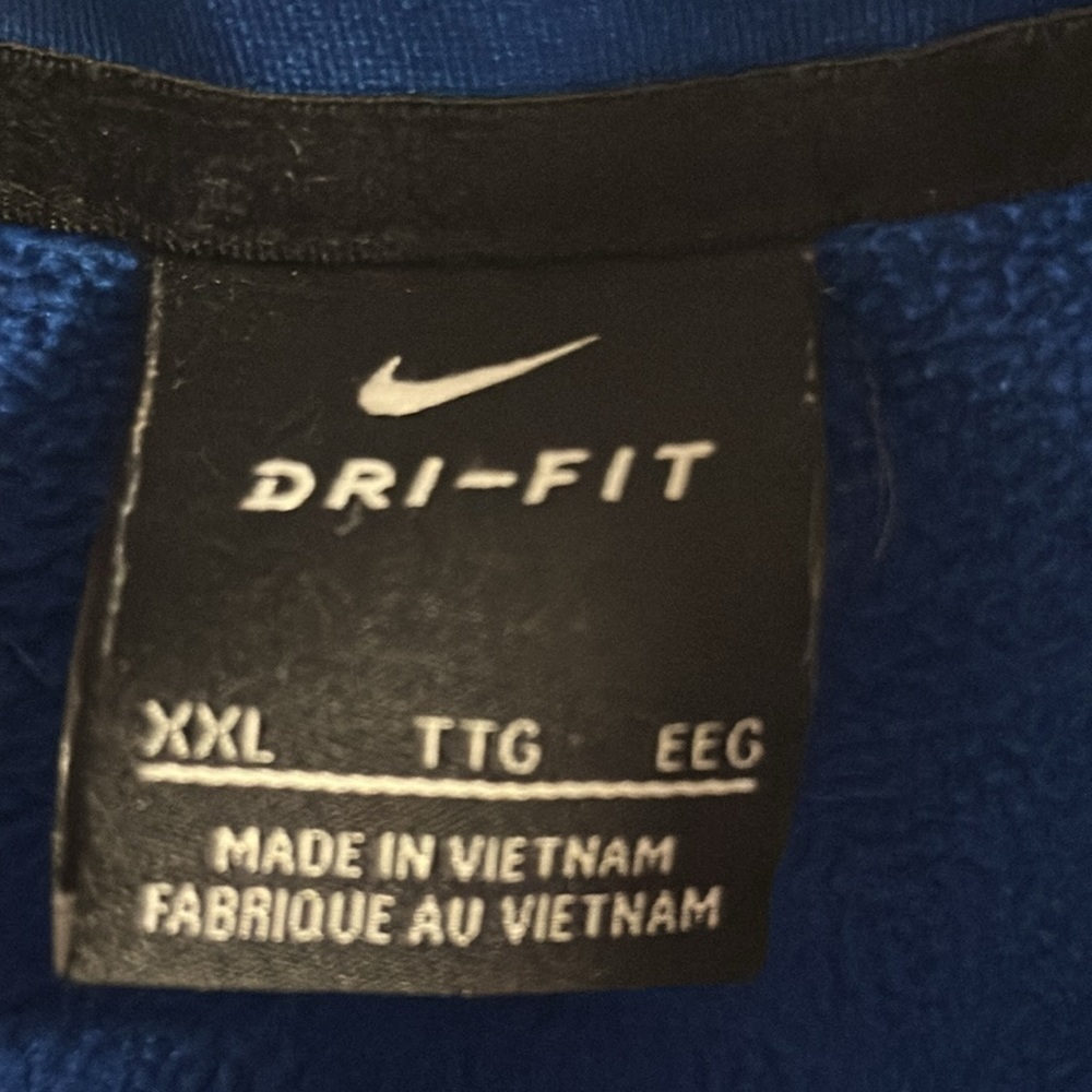 NIKE Therma Dri-Fit 1/4 Zip Fleece Lined Pullover Sz XXLARGE - Picture 6 of 7